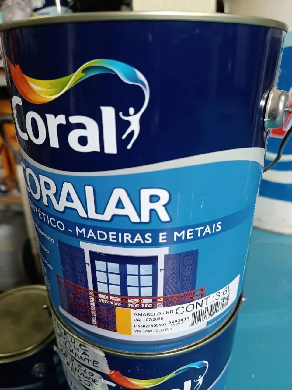 Esmalte Coralar 3,6 litros base solvente 