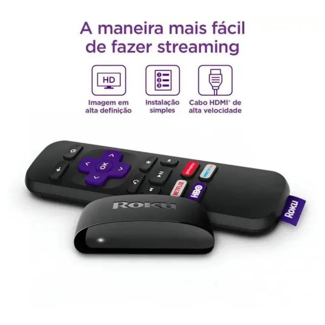 Roku Express Full Hd Streaming Player - NOVO - Foto 3