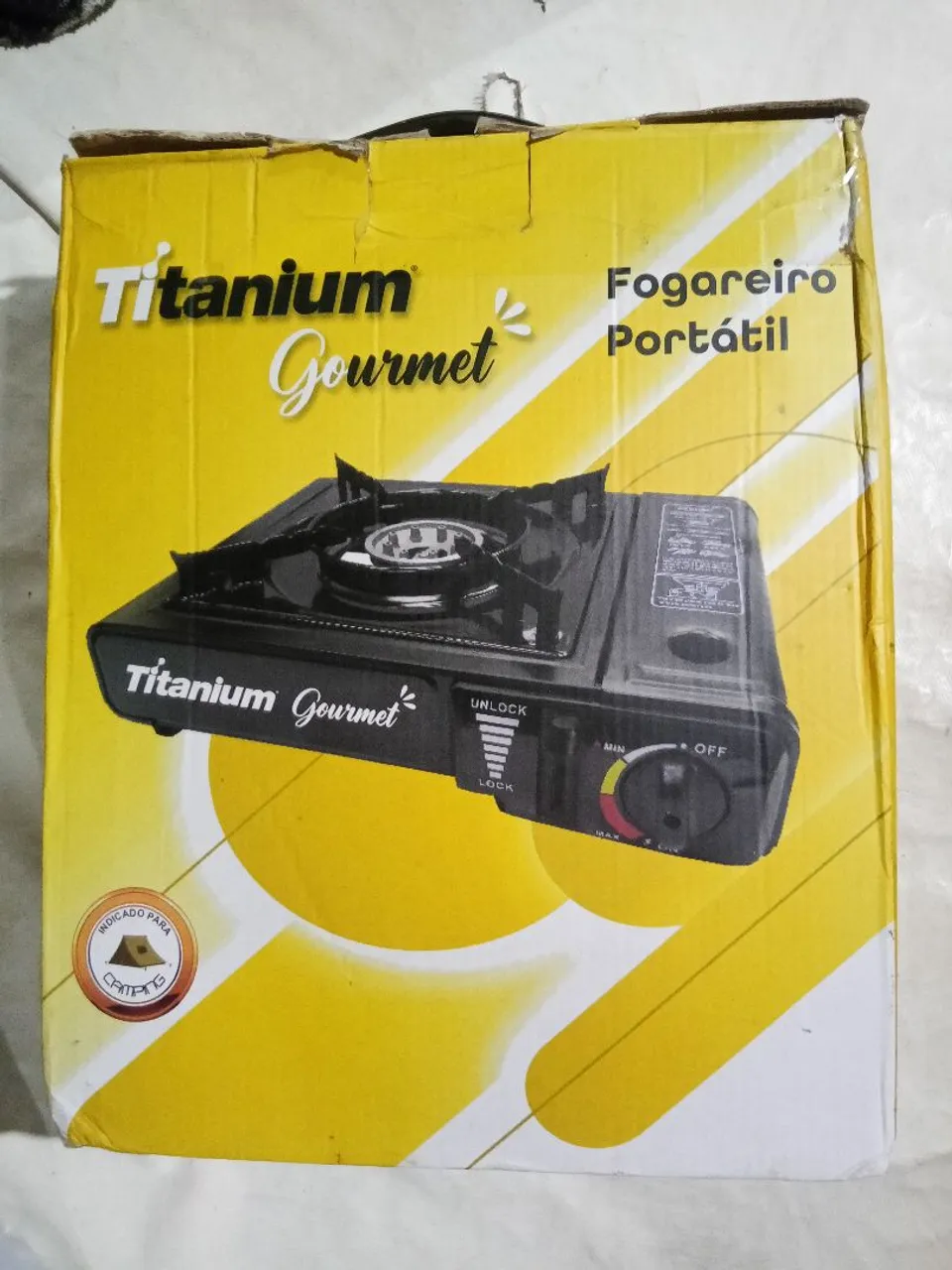 Fogareiro Portátil Titanium Gourmet
