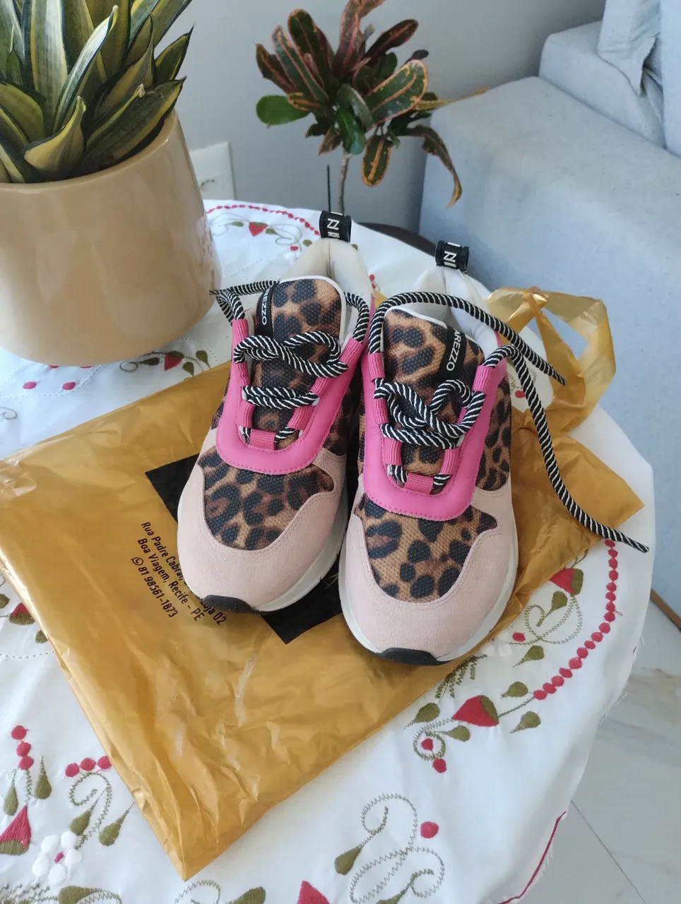 Tênis Feminino Animal Print Arezzo