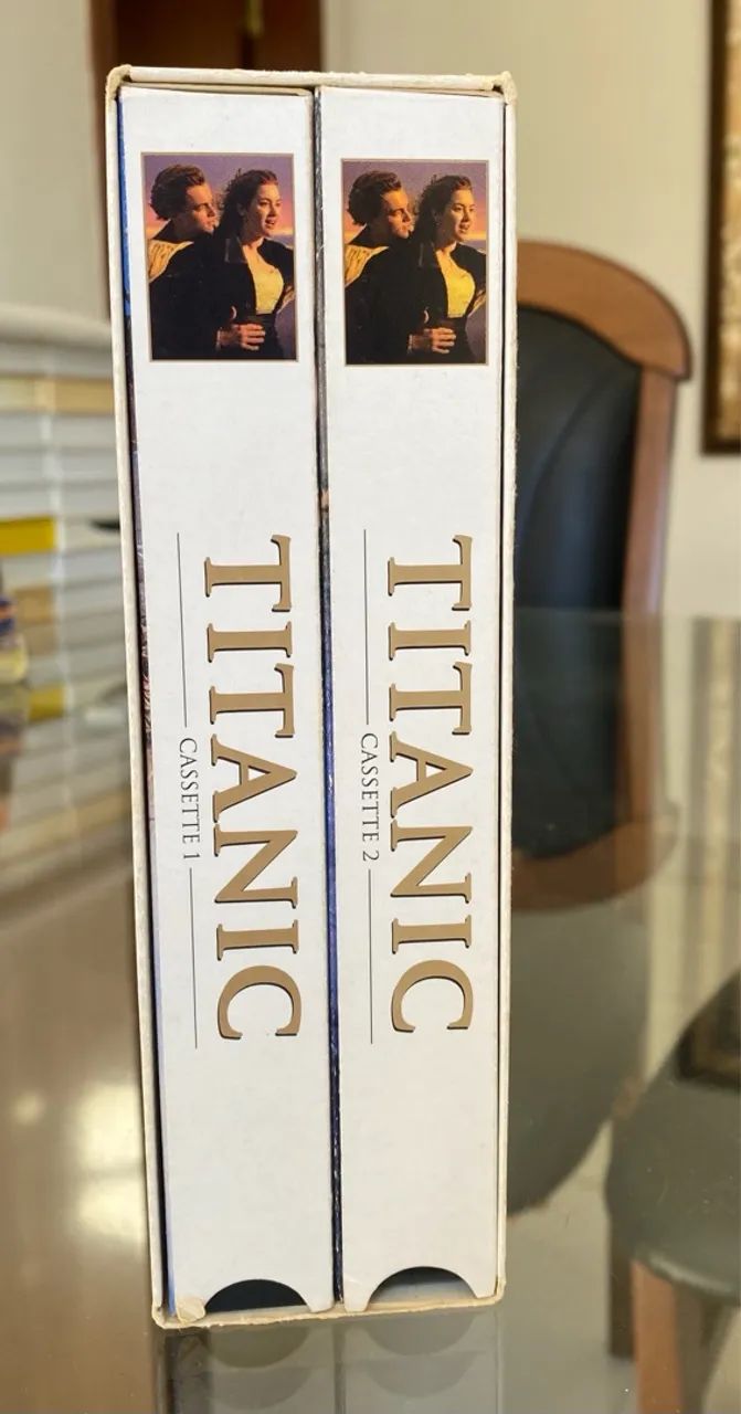 Titanic - 2 Fitas VHS- parte 1 e parte 2- vencedor de 2 oscars - Foto 3