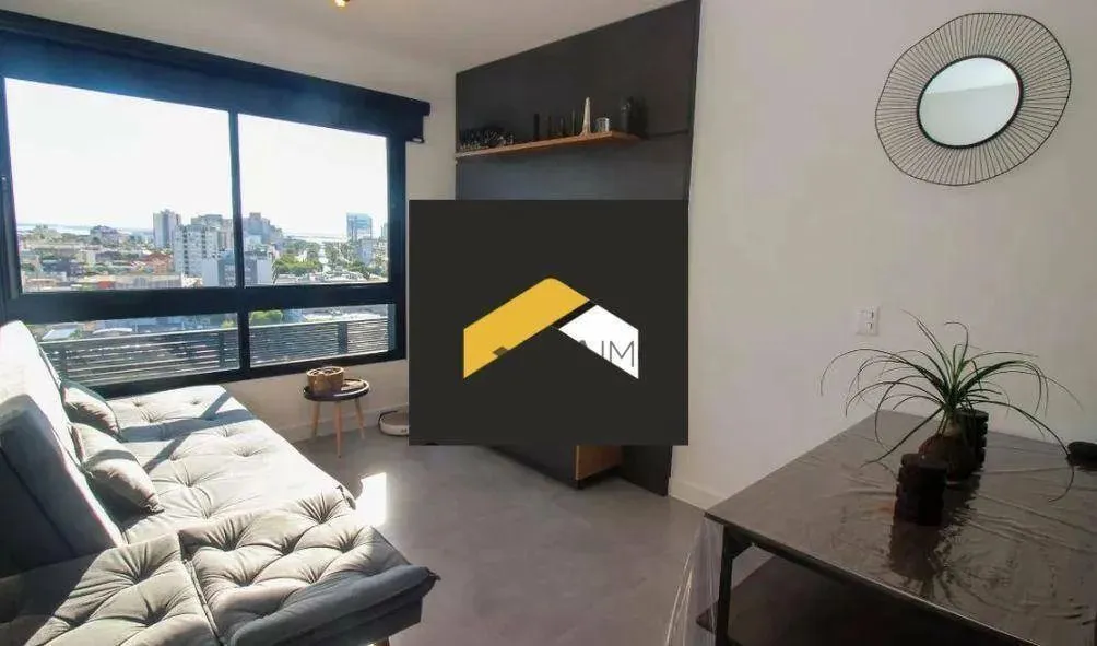 Apartamento com 1 dormitório para alugar, 45 m² por R$ 4.530,00/mês - Azenha - Porto Alegr