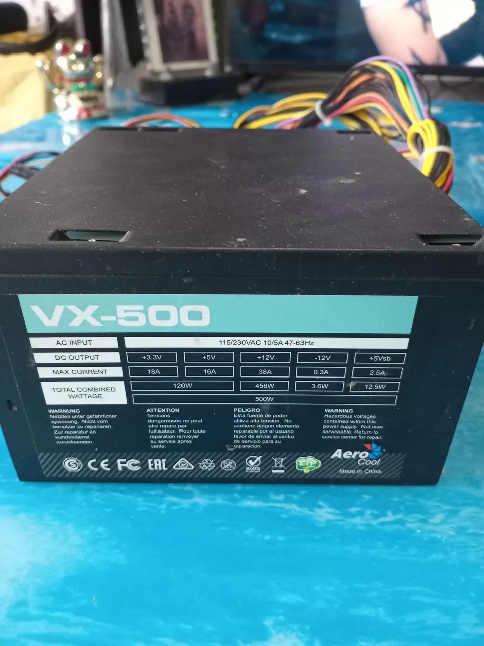 Fonte de Alimentação VX-500 AeroCool 500W