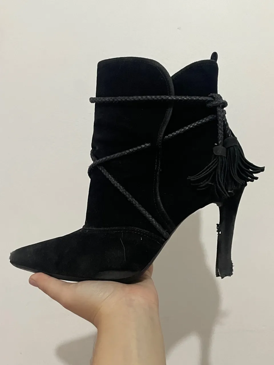 Bota Feminina Preta usada
