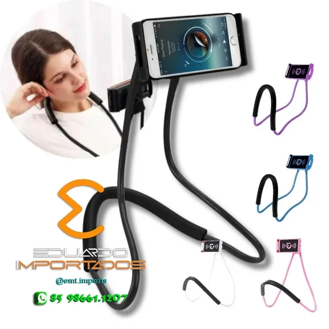 Suporte de Celular Flexível de Pescoço