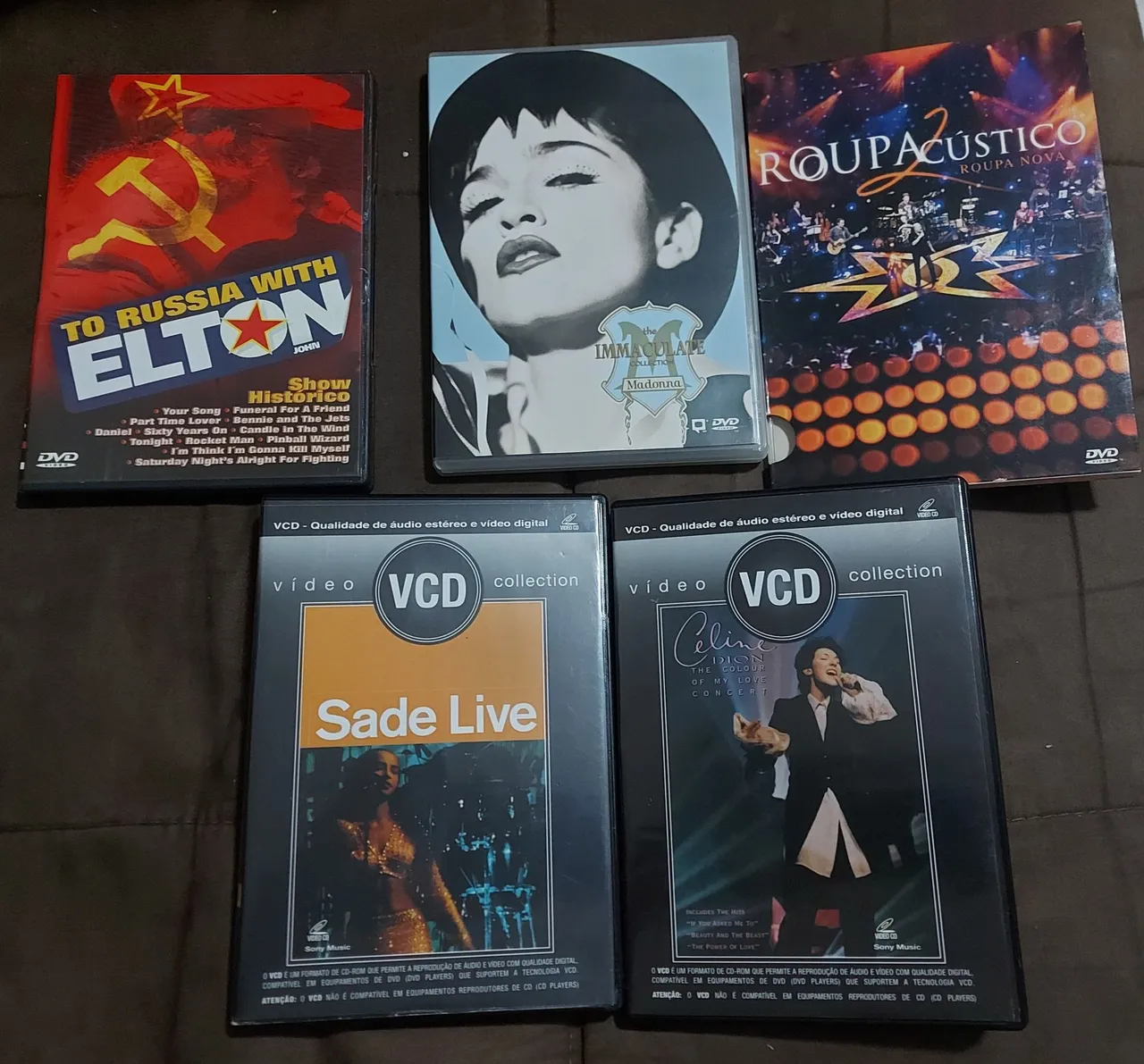 CDs e DVDs de Música - Diversos Artistas