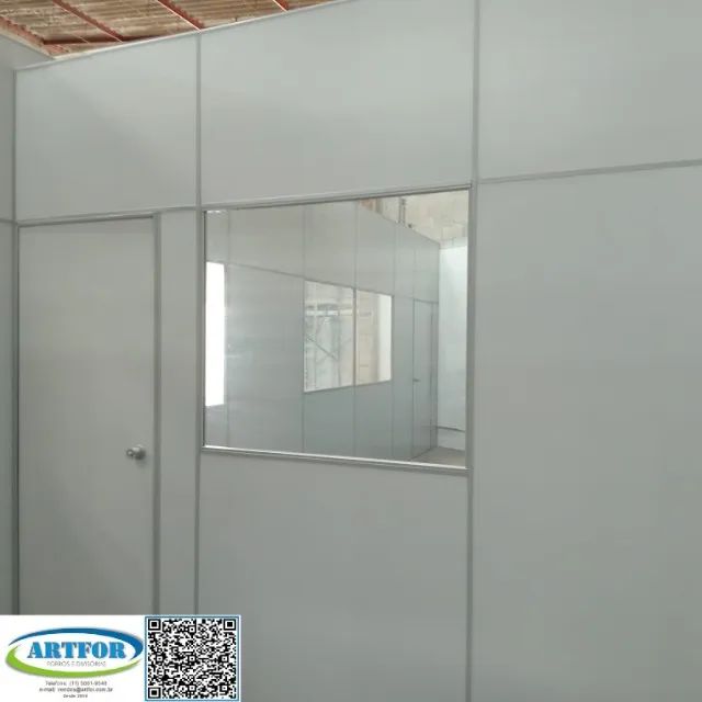 Divisórias Escritório Com Vidro, Salas em Divisórias, Vidros para Divisórias Eucatex.  - Foto 3