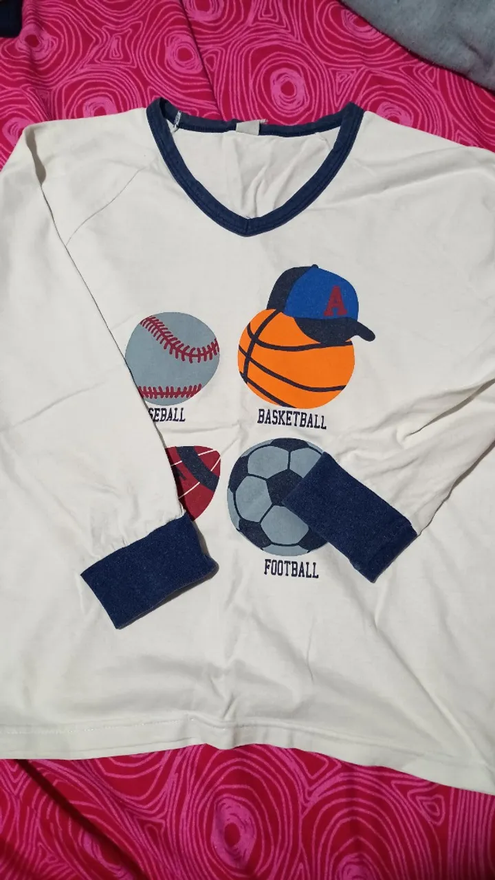 Camiseta manga longa Tam 08