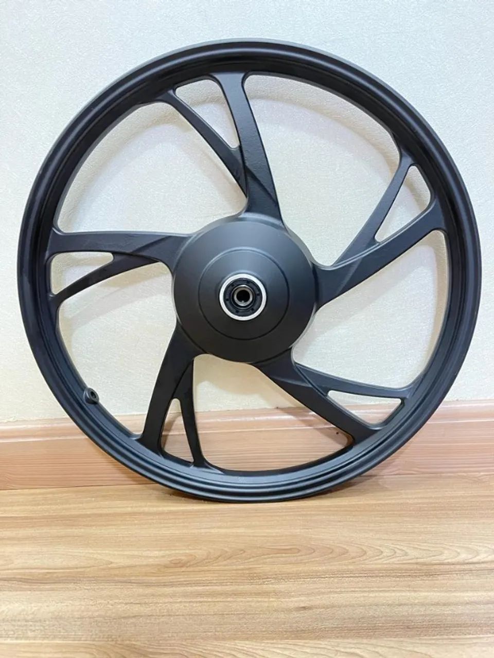 Rodas BIZ 125 2006/2017 BIZ100 2012/2015 BIZ110 Pé de galinha (Freio Tambor) - KS - Preto