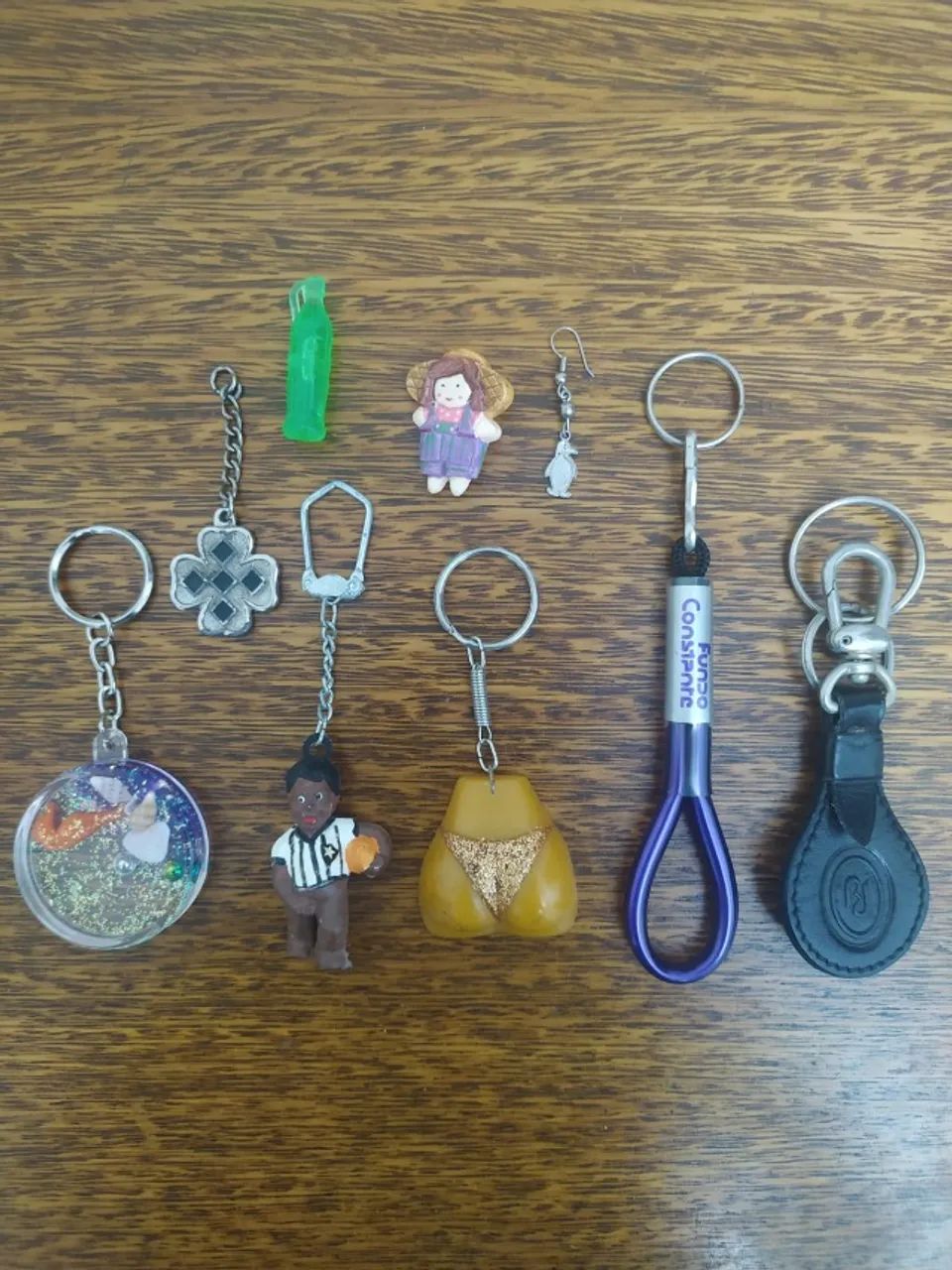 Conjunto De 9 Chaveiros Diversos