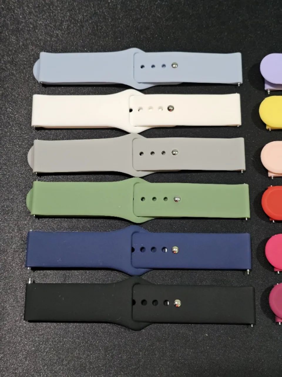 Pulseira 20mm silicone estilo apple  - Foto 3
