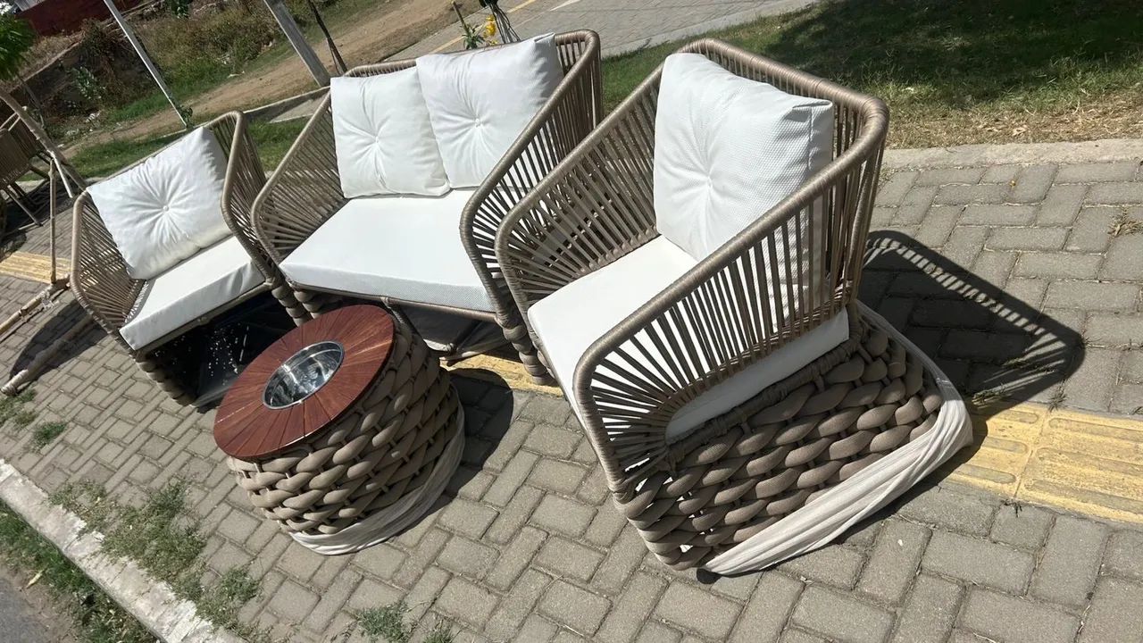 Conjunto Grécia No Tricô Náutico  - Foto 4