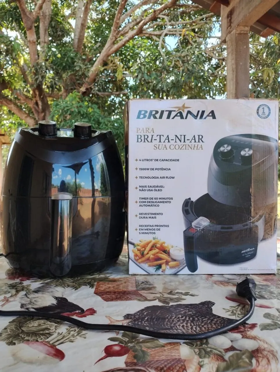 Air Fryer Britânia - Frita sem óleo e com tecnologia Air Flow