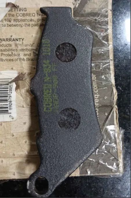 Jogo pastilha dianteira xt660R Cobreq N-934 - Foto 3