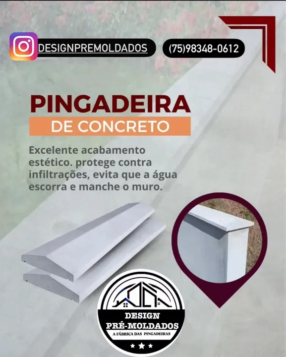 Pingadeira de Concreto - Design Pré-Moldados