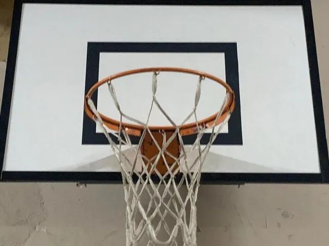 Tabela de basquete 120x80cm, Aro com molas e Suporte para fixação - Foto 3