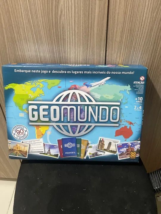 Jogo de Tabuleiro Geomundo 