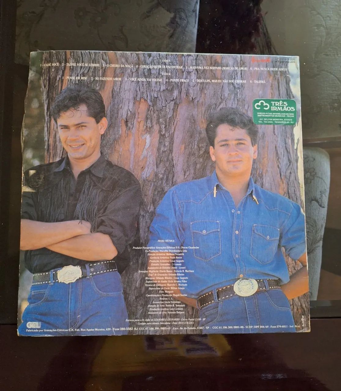 Lp disco de vinil Leandro e Leonardo 1994 - Foto 2