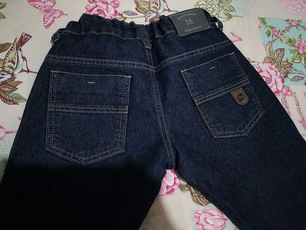 Calça jeans menino Tam 12 - Foto 2