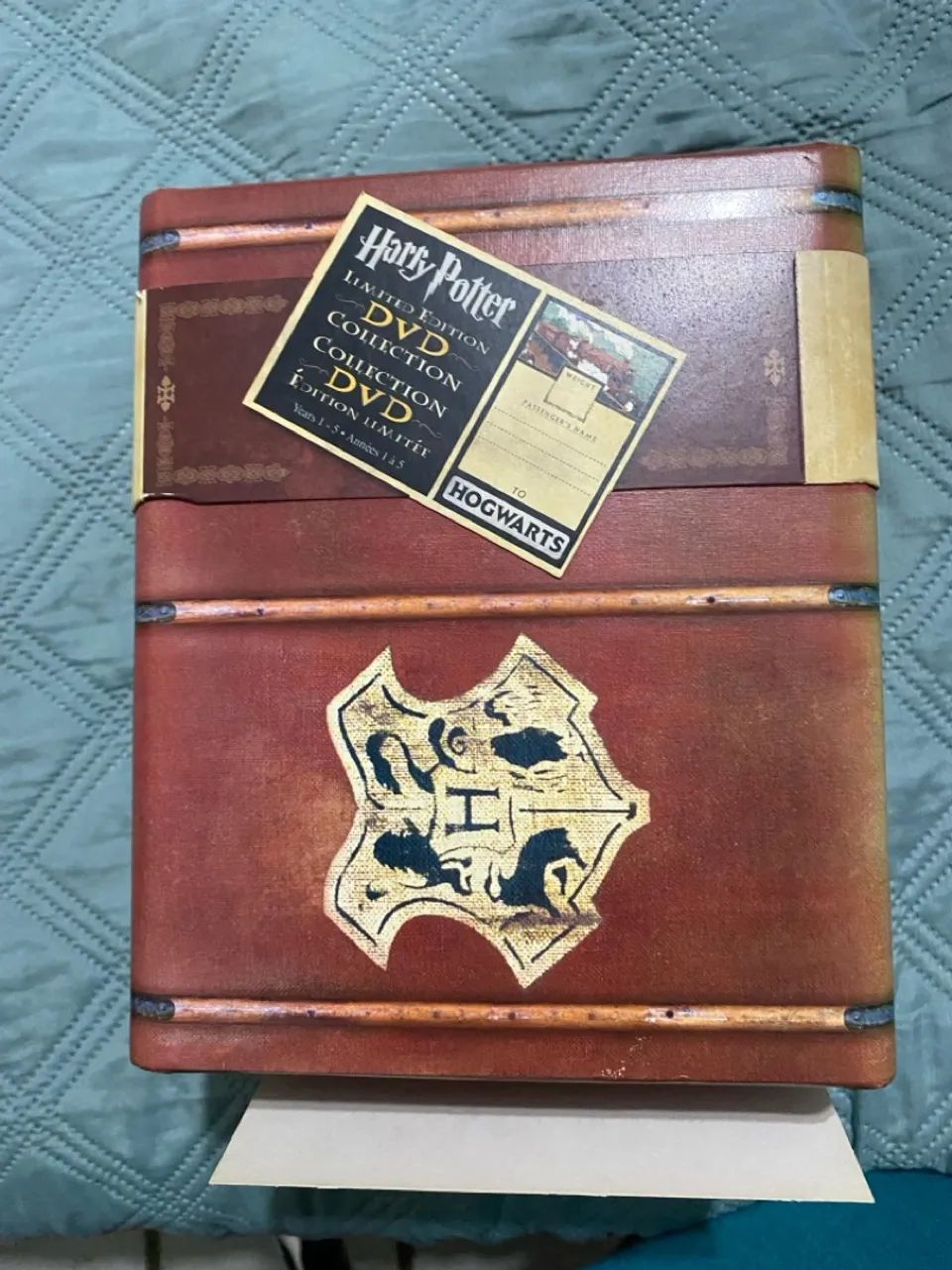 Box baú coleção de DVDs Harry Potter - Edição Limitada