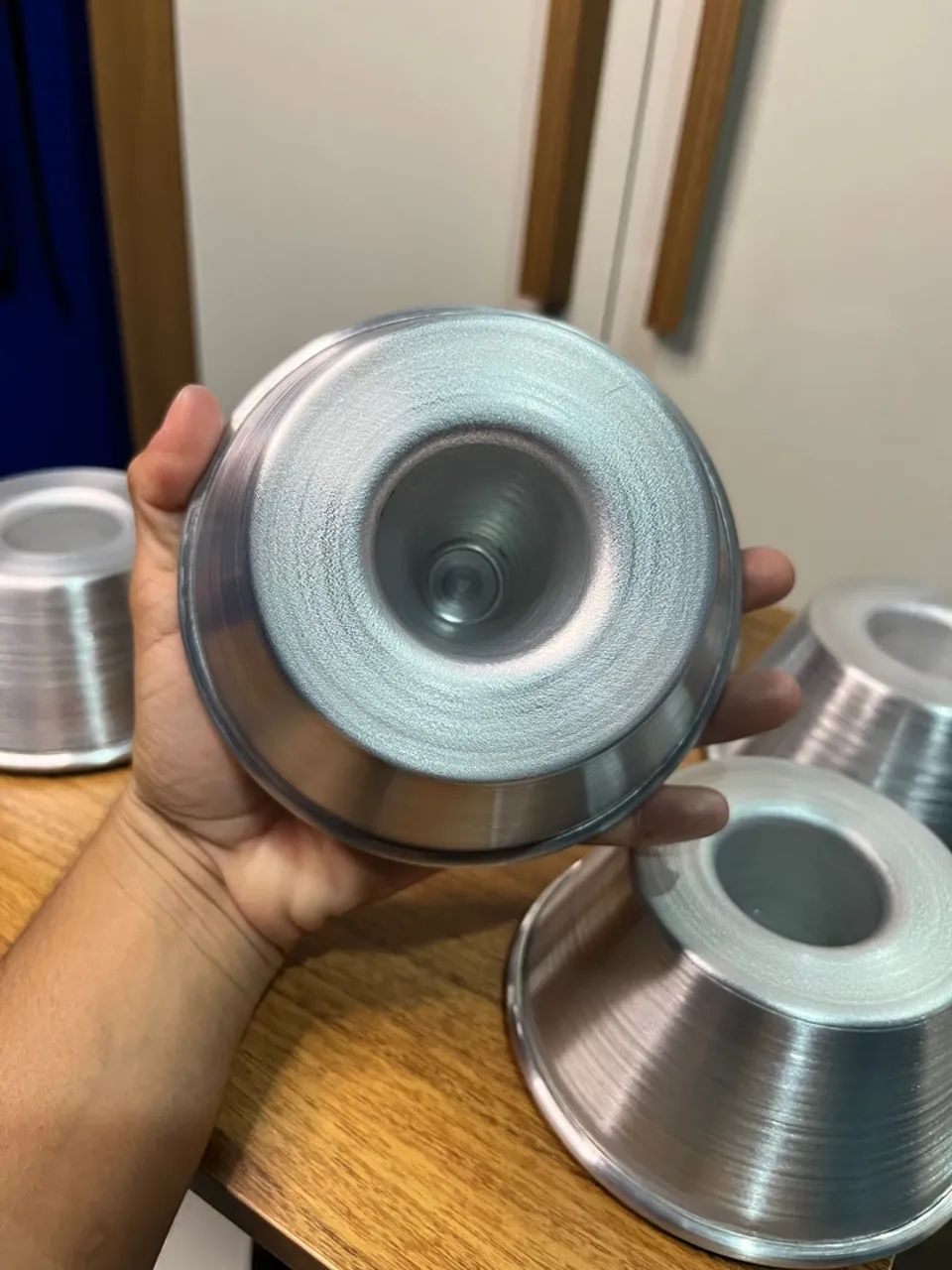 Kit com 6 forminhas Mini Bolo vulcão e Pudim