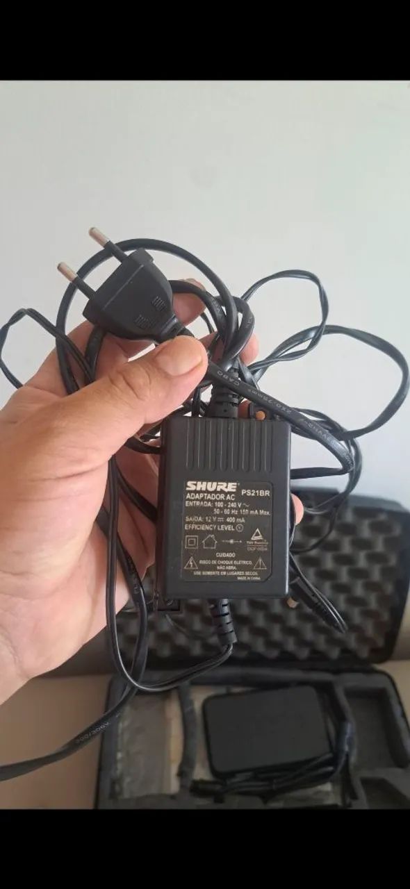Vendo microfone Shure UHF PG 58 sem fio - Foto 4