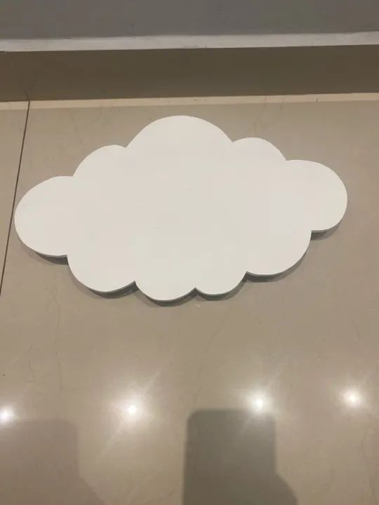 Lustre + Kit de Balões e Nuvens Decorativos para Quarto Infantil com Led - Foto 4