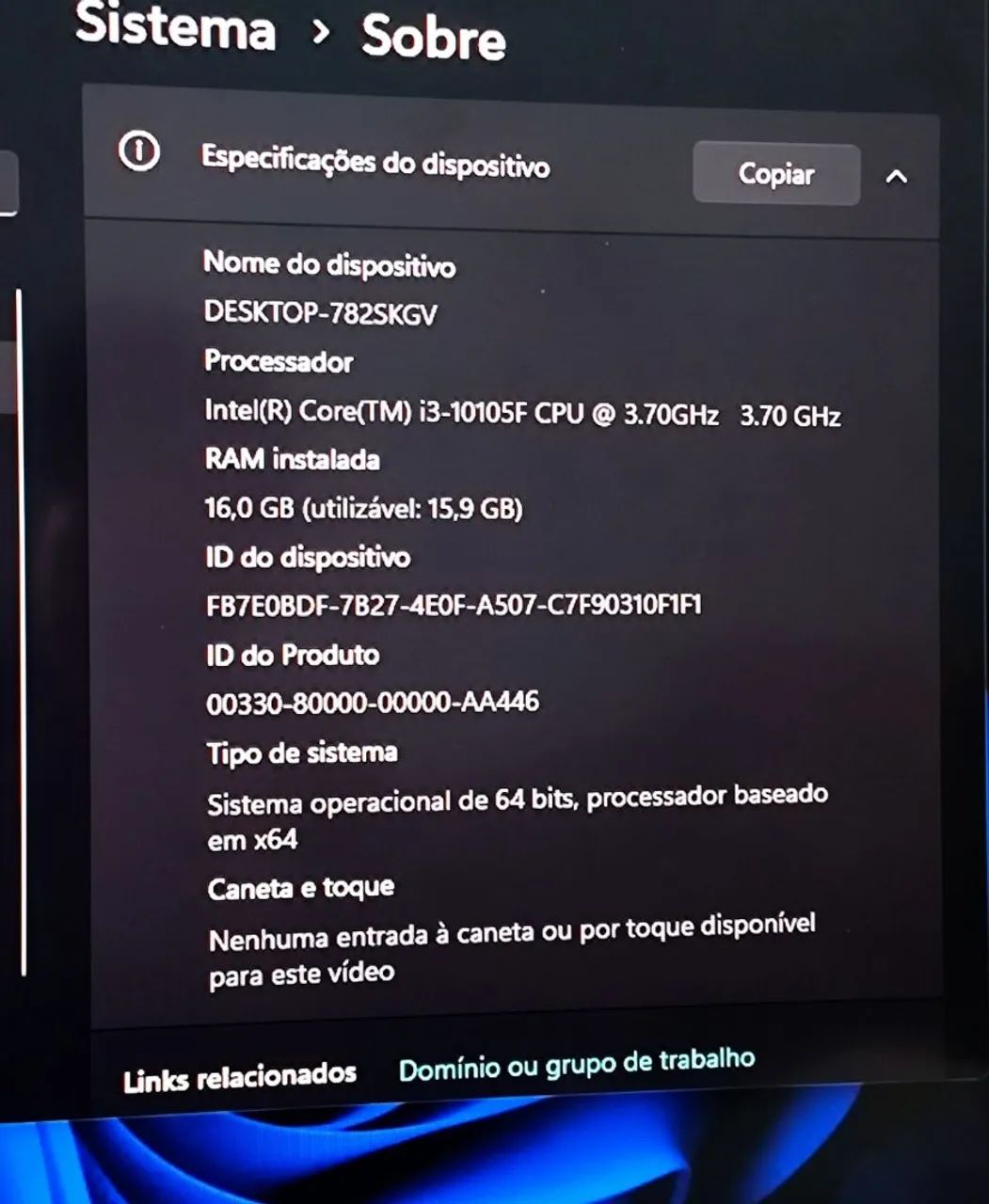 PC Gamer com placa de vídeo MSI 1660 Super gaming x 6gb - Foto 3