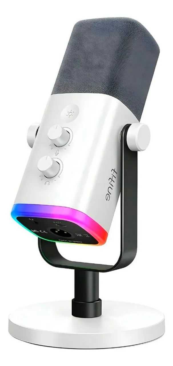 Microfone Fifine Am8 Cor Branca