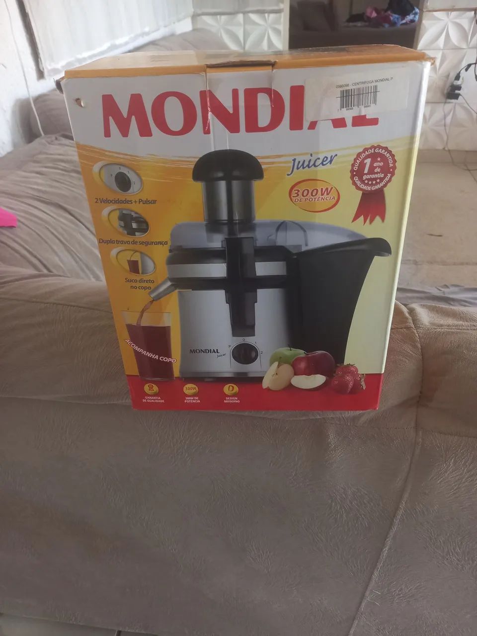 Centrífuga de Suco Mondial 300W - 2 Velocidades