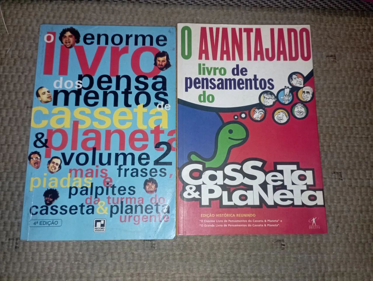 O enorme livro dos pensamentos de casseta & planeta vol 1 e 2