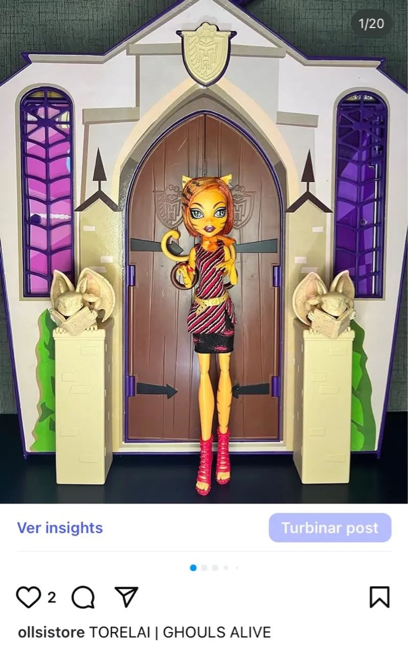 Boneca Monster High Toralei Ghouls Alive