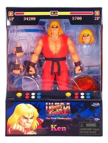 Boneco Ken Street Fighter II - Jada Toys