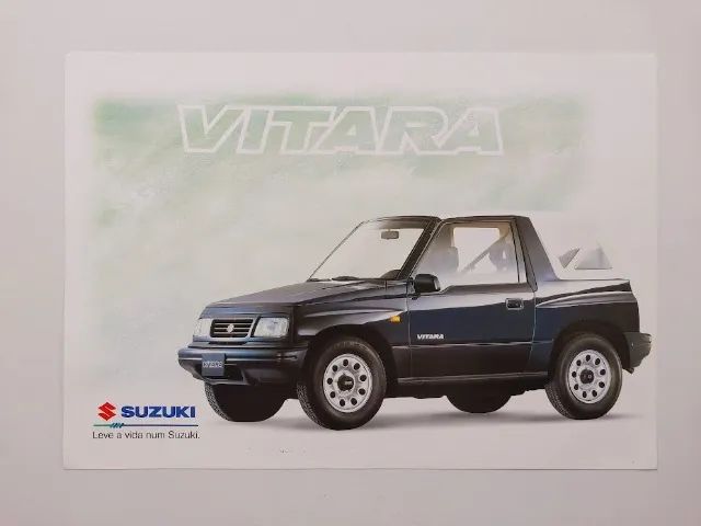 Catálogo, folder Suzuki Vitara anos 90 - vários modelos - valor unitário - Foto 4