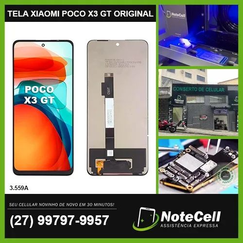 Tela Display Para Xiaomi Poco X3 Gt Original 3.559a - Instalação Expressa!!