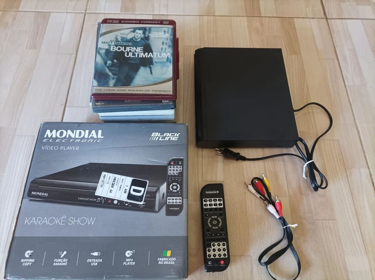 DVD Player + Lote dvd Filmes de Terror e Suspense + adaptador hdmi - Foto 5