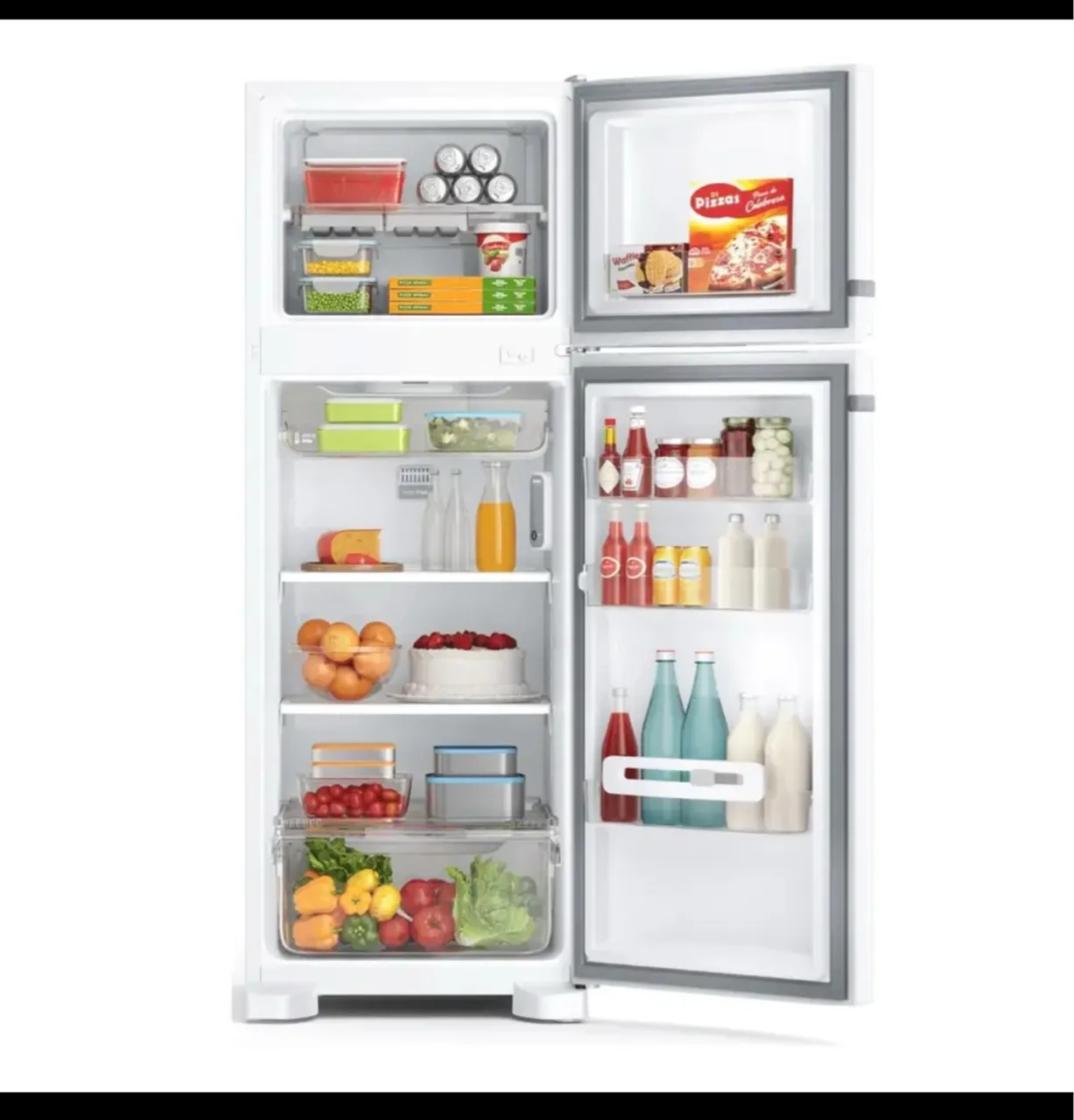 Geladeira Frost Free com Amplo Espaço Interno