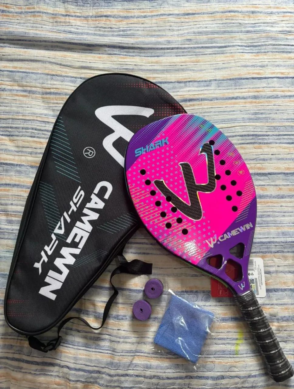 Raquete de Beach Tennis Shark Camewin