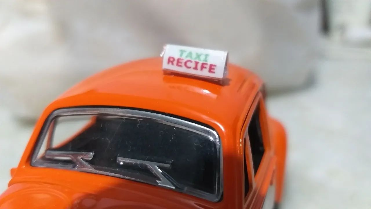 Miniatura Fusca Laranja Monza  - Foto 3