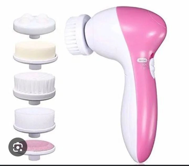 Escova de Limpeza Facial Elétrica 5 em 1  - Foto 2