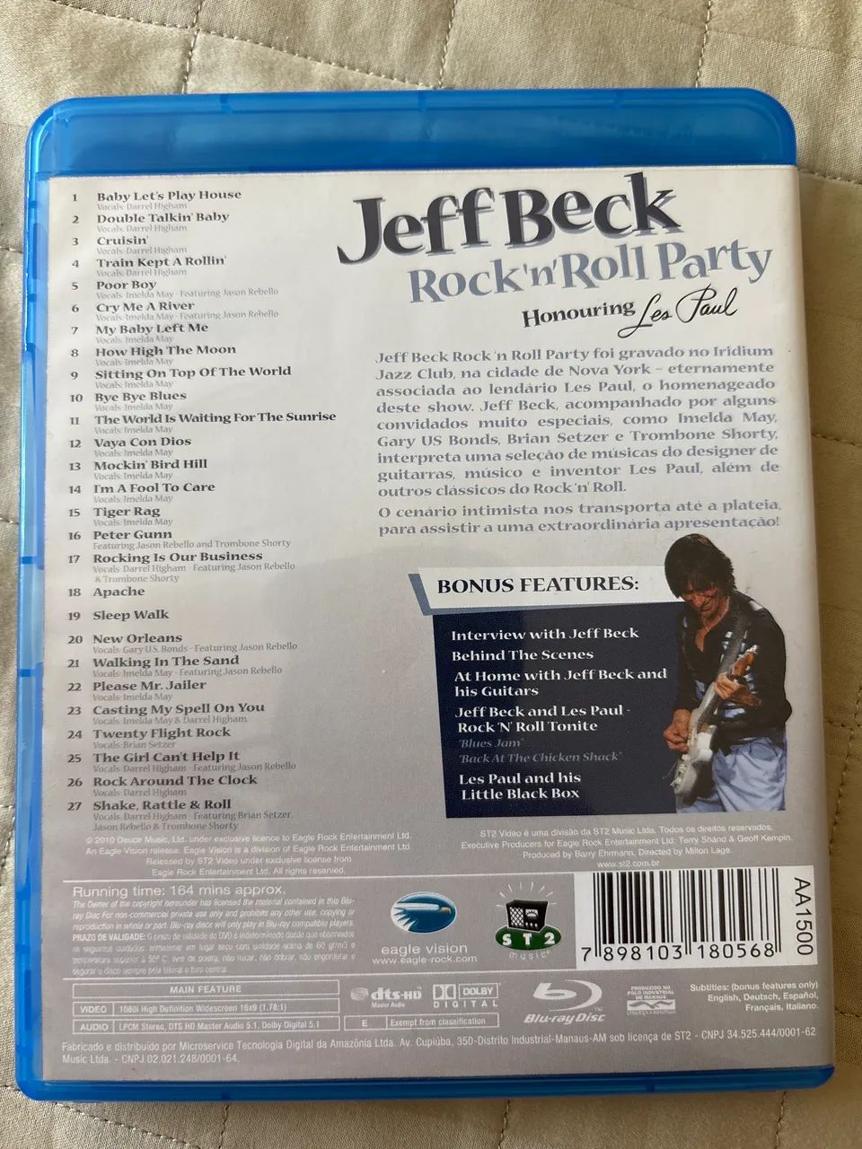 Bluray Jeff Beck Rock n Roll Party  - Foto 2