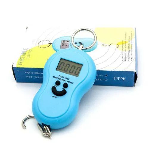 Balança suspensa digital de gancho até 50kg de mão ideal para pesca caça mala bolsa - novo - Foto 2