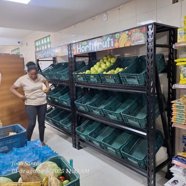 EXPOSITOR DE FRUTAS E VERDURAS NOVOS IMEDIATOS * - Foto 5