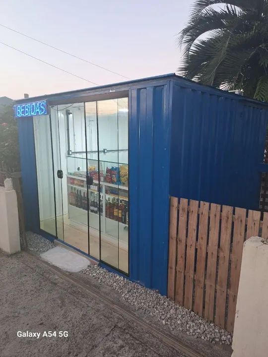 Container Mini Mercado com diversas medidas