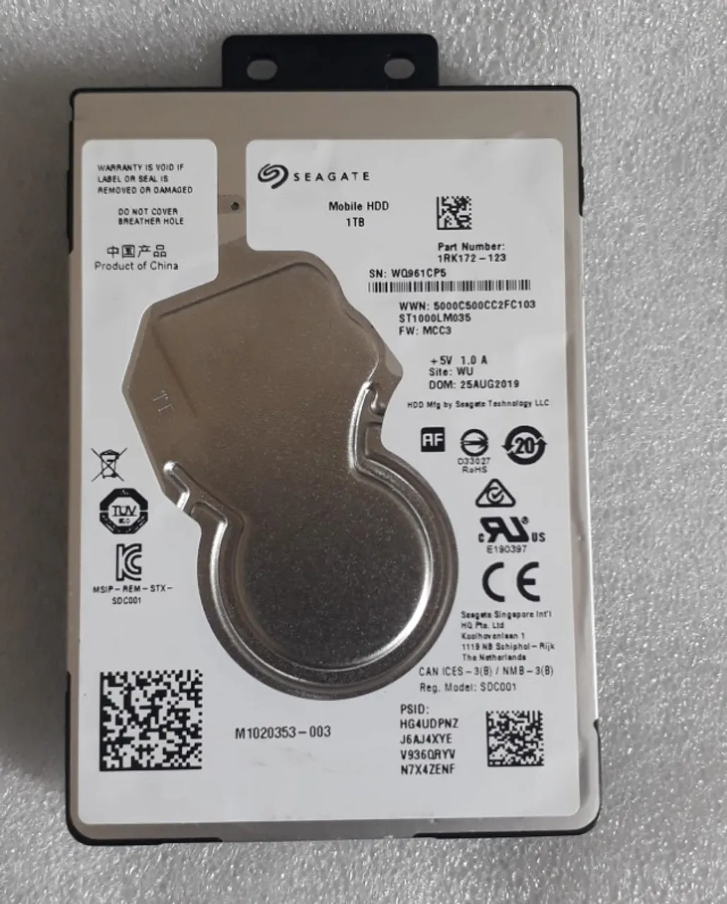 HD Mobile Seagate 1tb