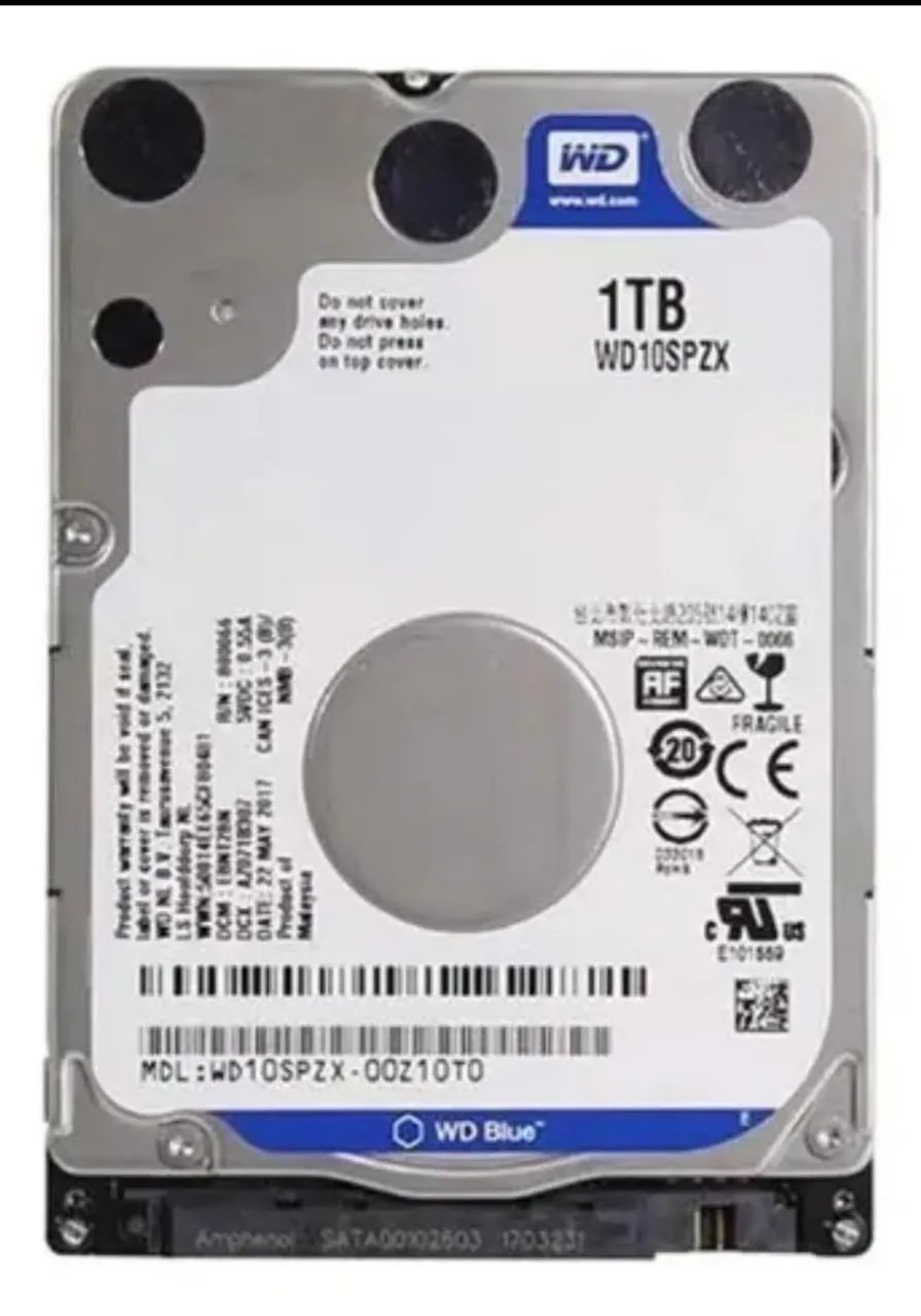 Hd Interno Western Digital Para Notebook 1tb Wd10spzx - Foto 2