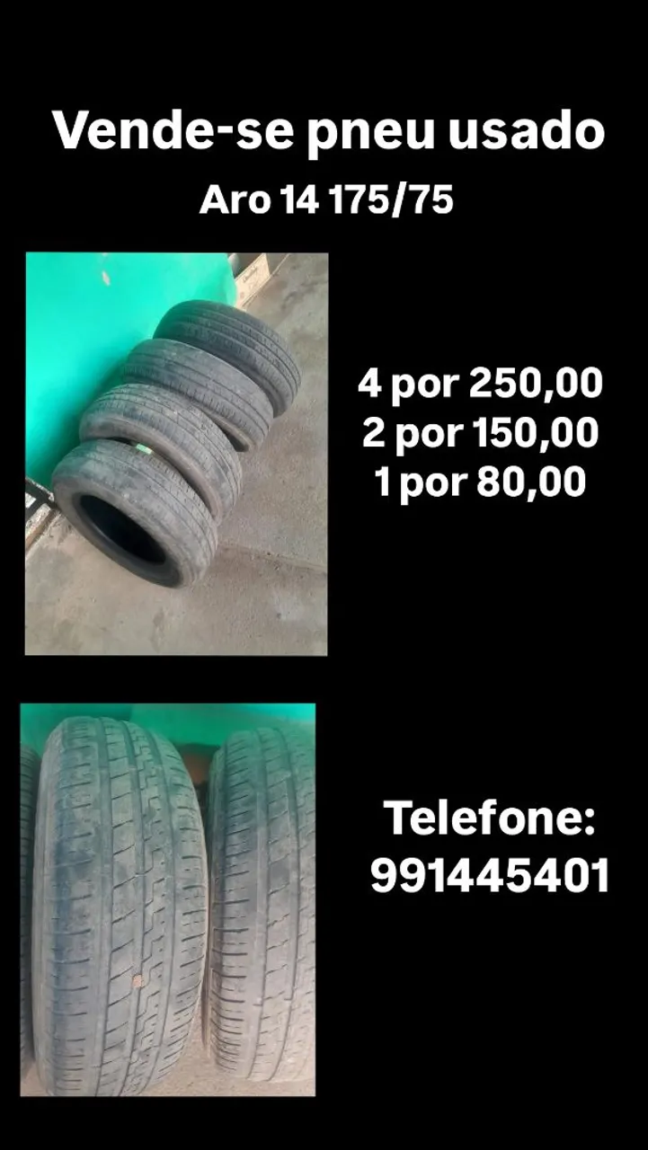 Pneus Usados à Venda - Ótimos Preços!
