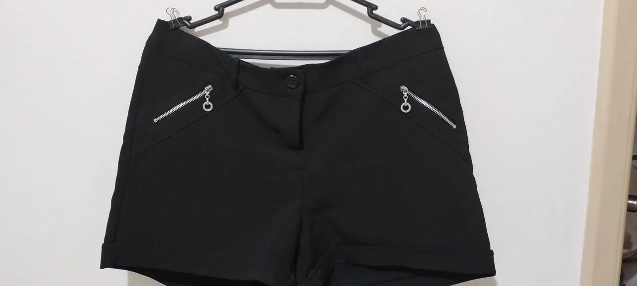 Lote shorts alfaiataria (5 shorts + saia) 38-42 - Foto 3
