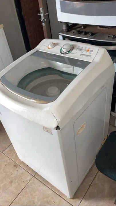 Máquina de Lavar cônsul 10kg com detalhe na tampa fora isso intacta  - Foto 2