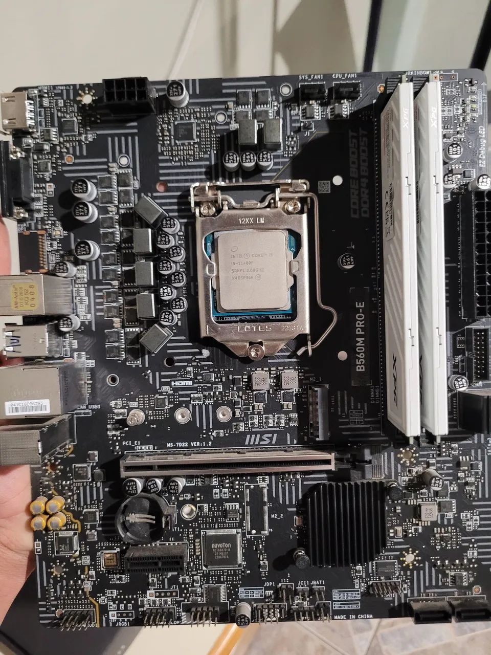 B560M + I5-11400F + 32GB DDR4 3200MHZ - Peças de Hardware